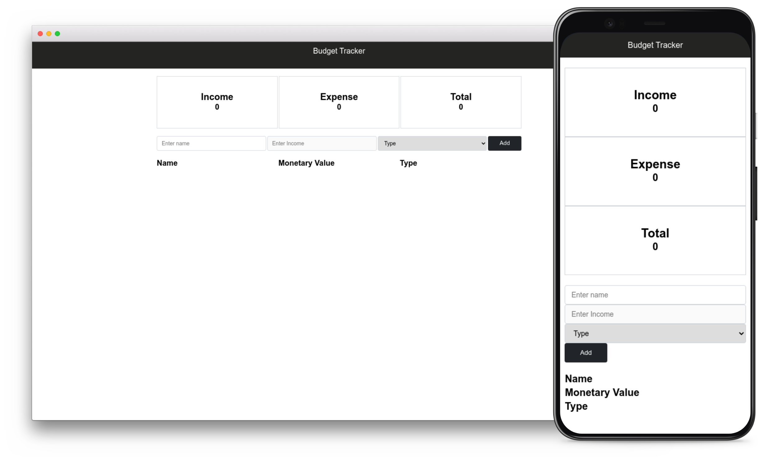 Budget Tracker image